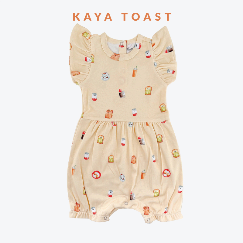 Happyrei Girl Romper - Kaya Toast