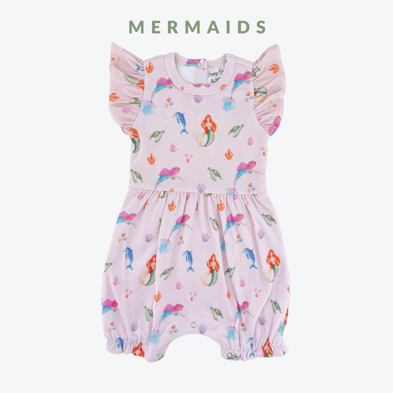 Happyrei Girl Romper - Mermaids