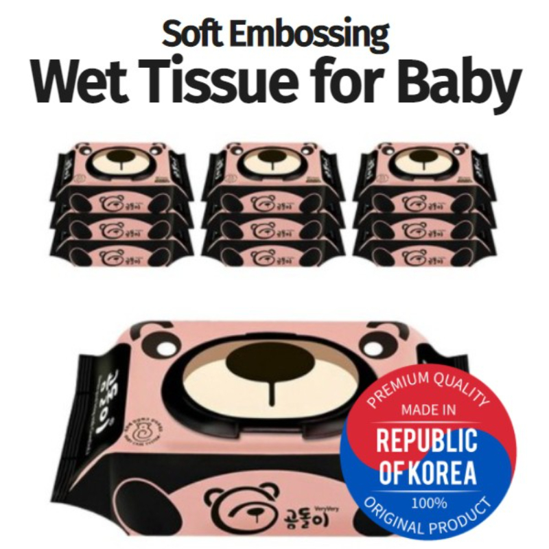 Baby Fair | Gomdoli Organic Wet Wipes (Very-Very-Cap) (80sheets*10packs)