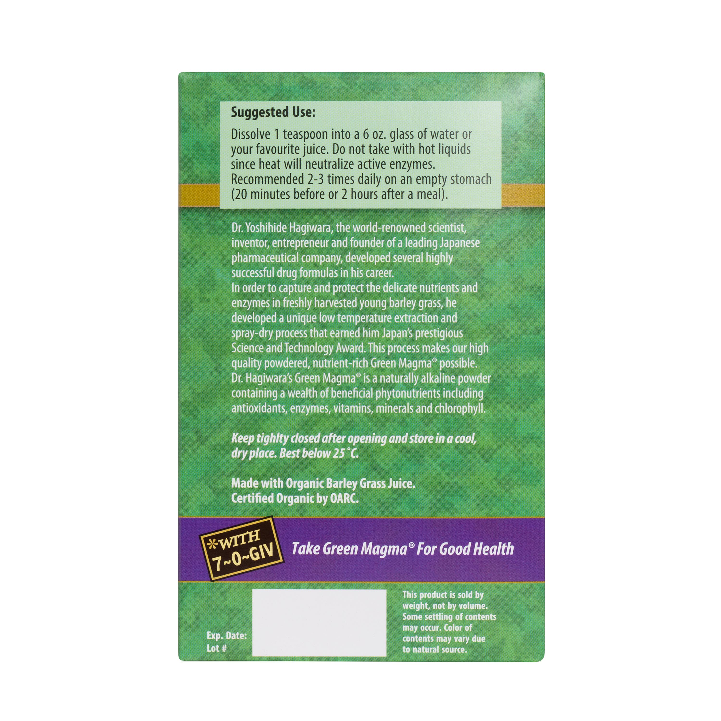 Green Foods™ Green Magma® Barley Grass Juice Powder 150 g
