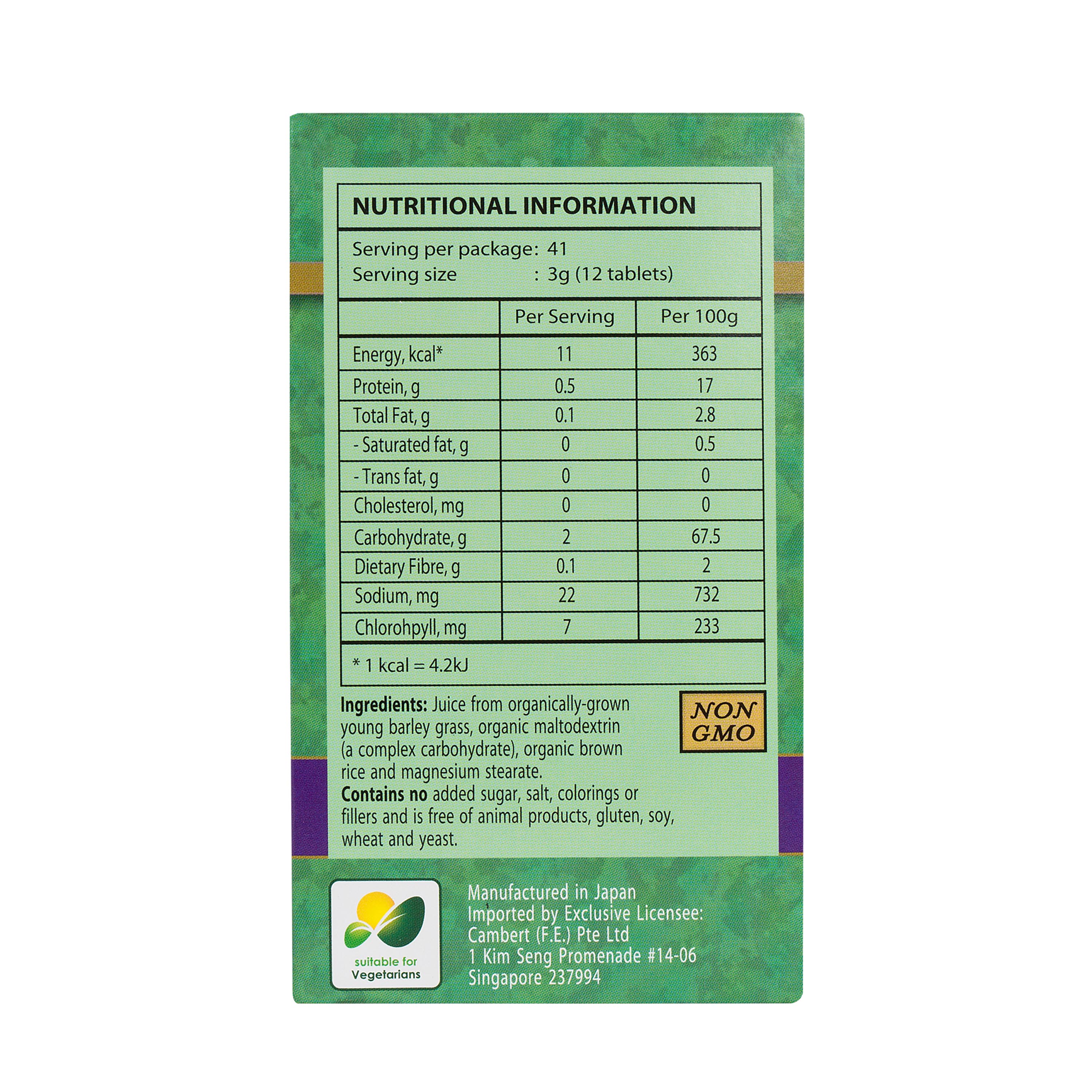 Green Foods™ Green Magma®  Barley Grass Powder Juice 500 Tablets