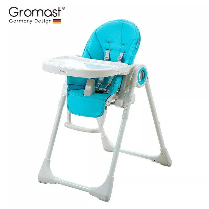 Gromast Foldable High Feeding Chair - Turkish Green