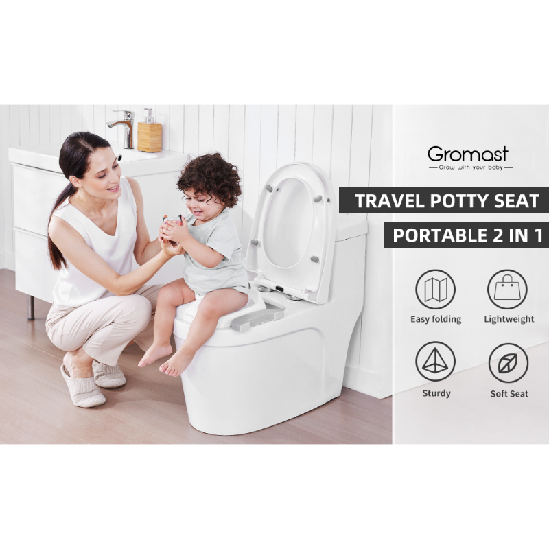 Gromast Portable 2-in-1 Baby Potty Trainer Seat