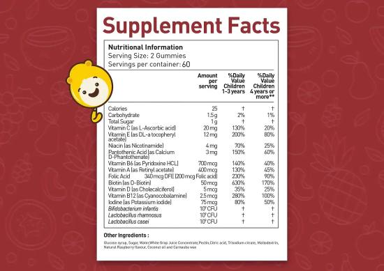 Gumazing Vital Shield Pack | Multivitamin + Probiotics and Elderberry Gummies