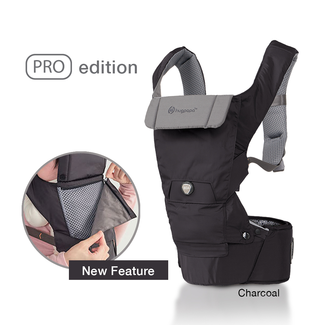 Hugpapa Dial-Fit Pro 3-in-1 Hip Seat Baby Carriers (with 7 enhanced features)