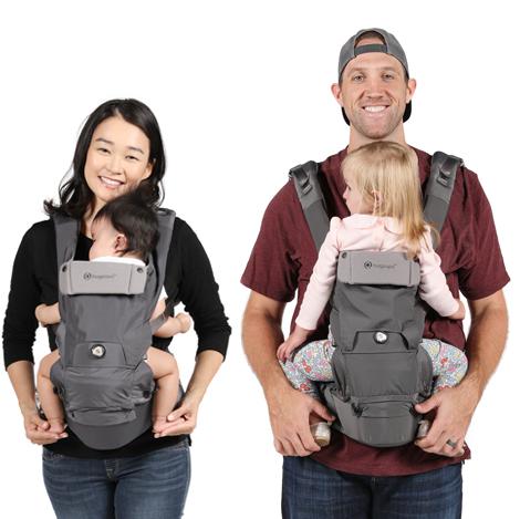 Hugpapa Dial-Fit BOA Technology 3-In-1 Hip Seat Baby Carrier with 1-year Warranty