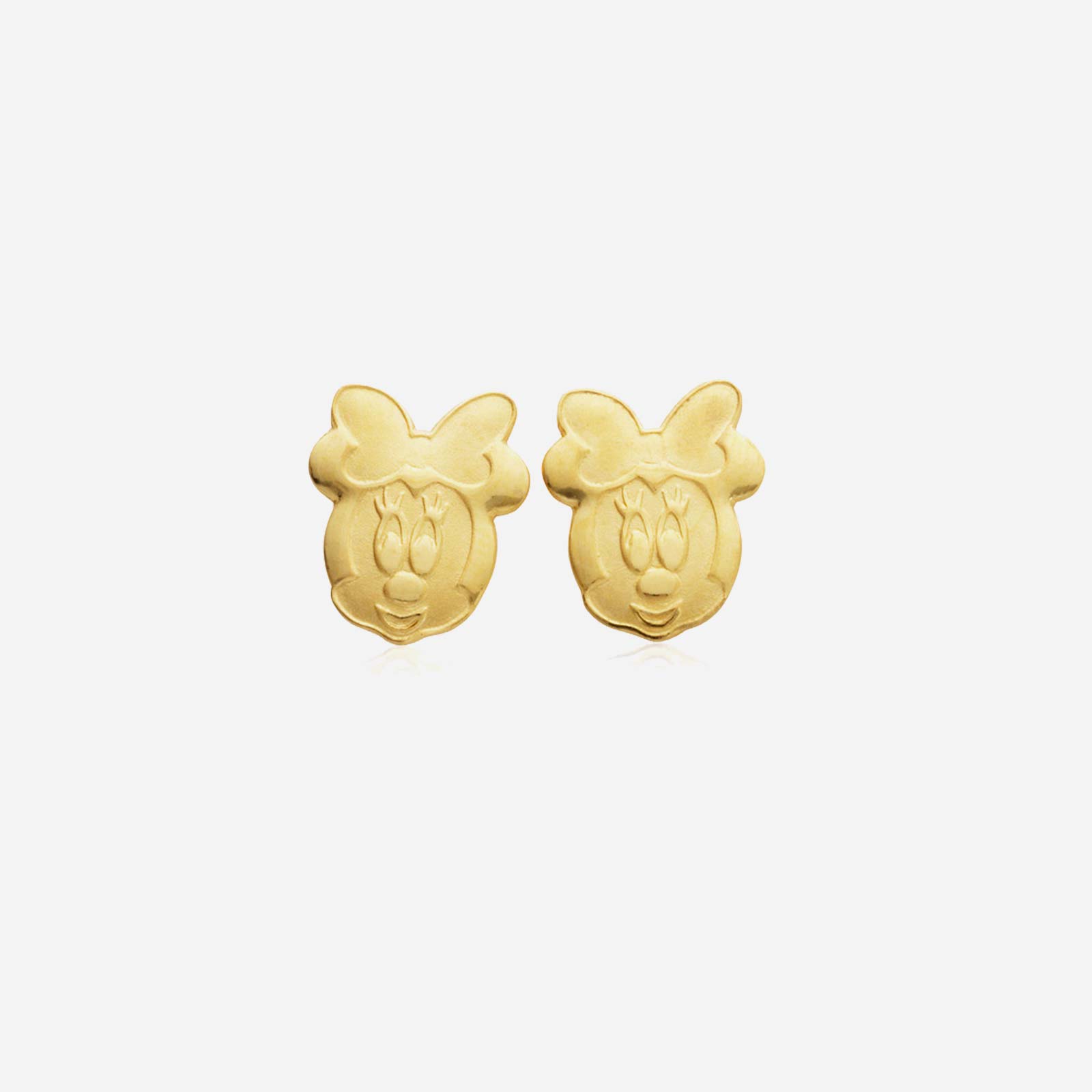 Poh Heng Disney Baby Minnie Earrings in 22K Yellow Gold	