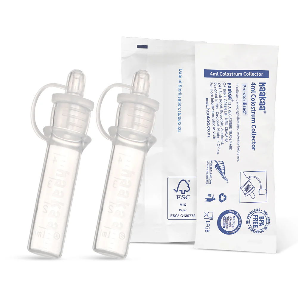 Haakaa Pre-Sterilized Silicone Colostrum Collector (2pcs)
