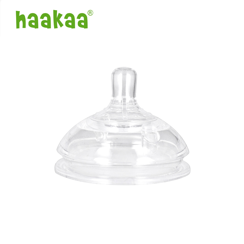Haakaa Silicone Bottle Anti-Colic Nipple 2pc