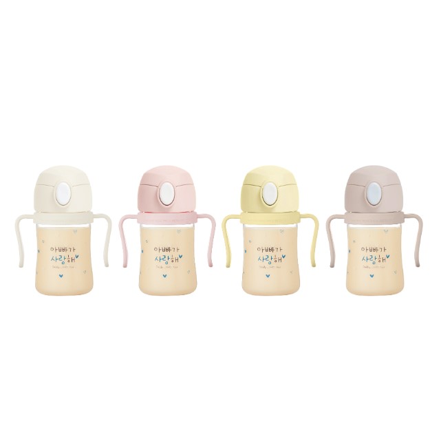 Haenim 150ML PA Straw Cup Bottle with One-Touch