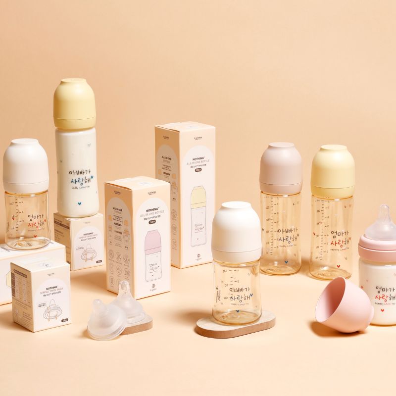 NEW LAUNCH! Haenim PPSU Baby Bottle - 150ml / 250ml + 2 Teats/Pack (Size S/M/L/XL) *Choose at Booth