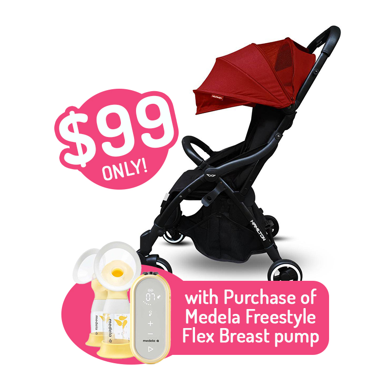 Hamilton R1 Stroller at $99 with Purchase of Medela Freestyle Flex 2-Phase Double Electric Breastpump