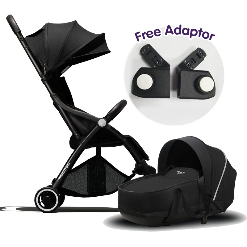 Baby Fair | [New Launch Exclusive Promo] Hamilton X1 PLUS MagicFold Stroller FREE Hamilton Bassinet + Adaptor (worth $368)