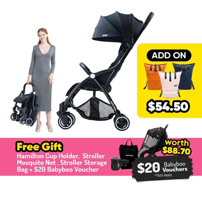 Hamilton X1 Lite Magicfold Stroller + FREE GIFT + NEW Hamilton Tote Bag
