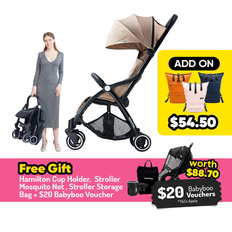 Hamilton X1 Lite Magicfold Stroller + FREE GIFT + NEW Hamilton Tote Bag