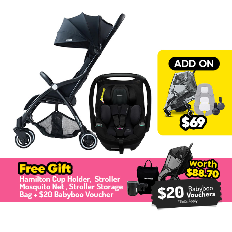 Hamilton X1 Lite Magicfold Travel System + FREE GIFT