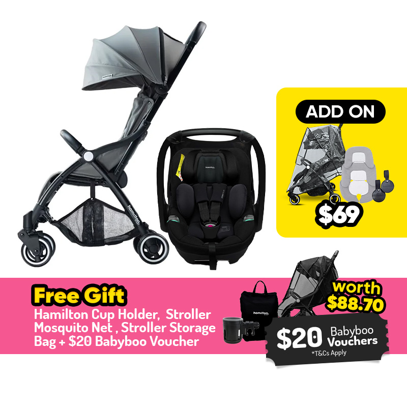 Hamilton X1 Lite Magicfold Travel System + FREE GIFT