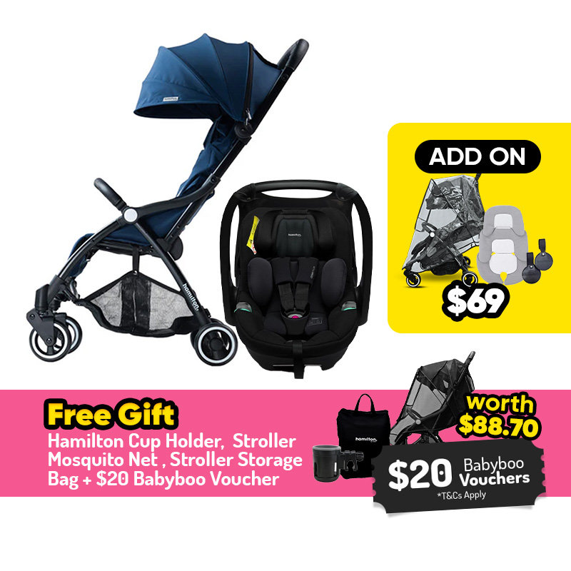 Hamilton X1 Lite Magicfold Travel System + FREE GIFT