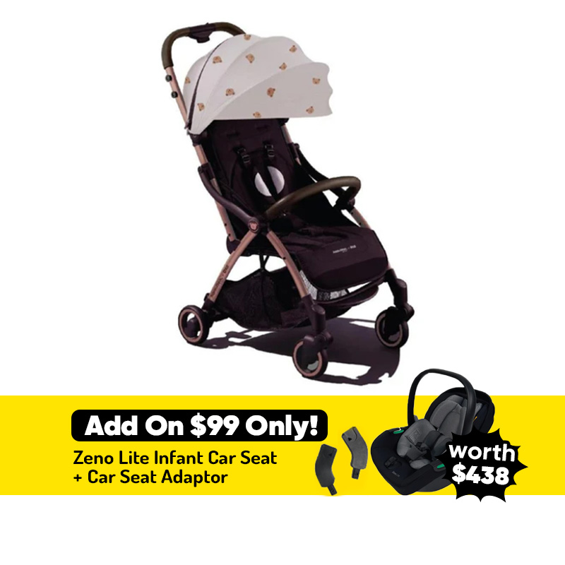 [Special Edition] Hamilton X1 Plus x DTD (Bear) MagicFold Stroller + Special Add On