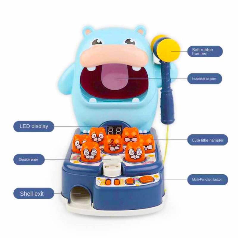 BabySpa Hippo Hamster 3 in 1 Toy Beats 