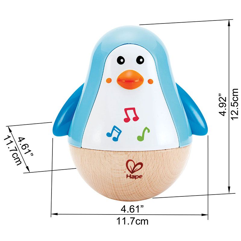 Hape Penguin Musical Wobbler (E0331)