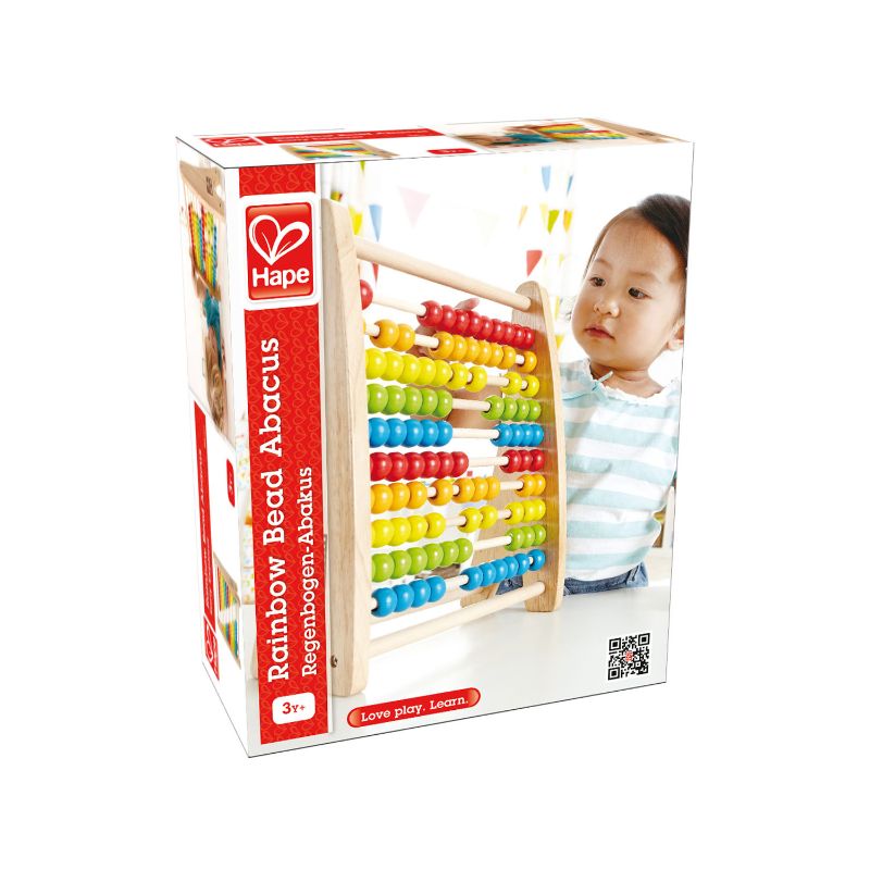 Hape Rainbow Bead Abacus (E0412 )