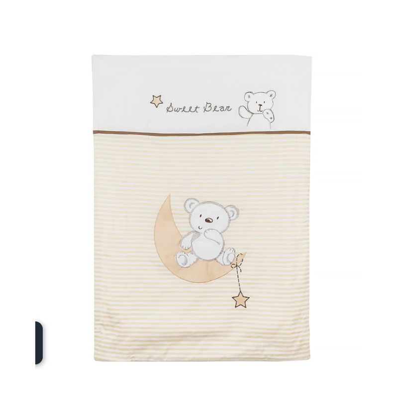 Happy Cot 100% Cotton Embroidered Baby Comforter