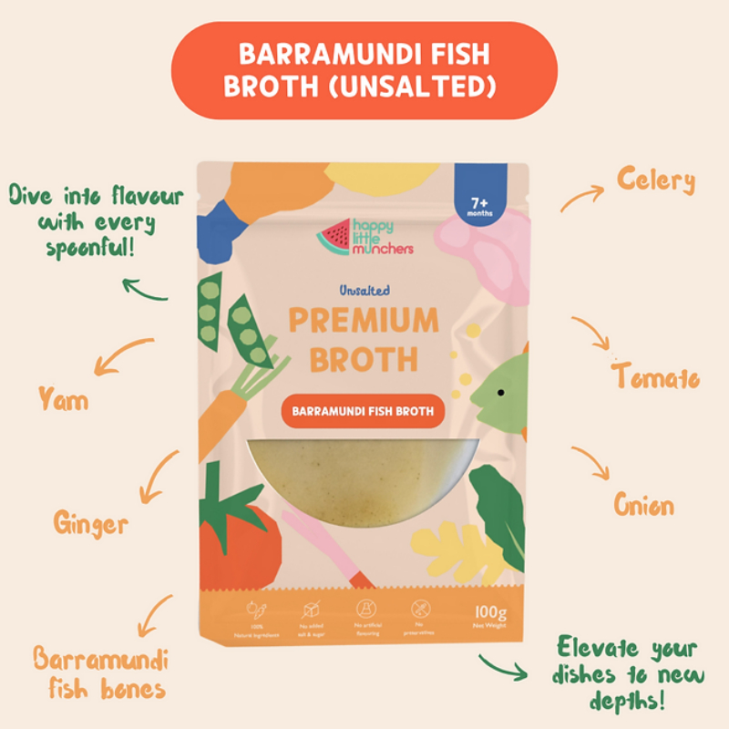 Happy Little Munchers Premium Broth Bundle (Pack of 5 x 100ml)