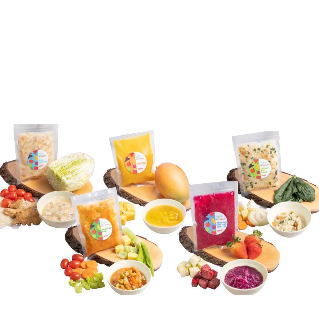 Happy Little Munchers Starter Bundles - 60g/120g meal packs (Buy 12 FREE 1 / Buy 7 FREE 1)