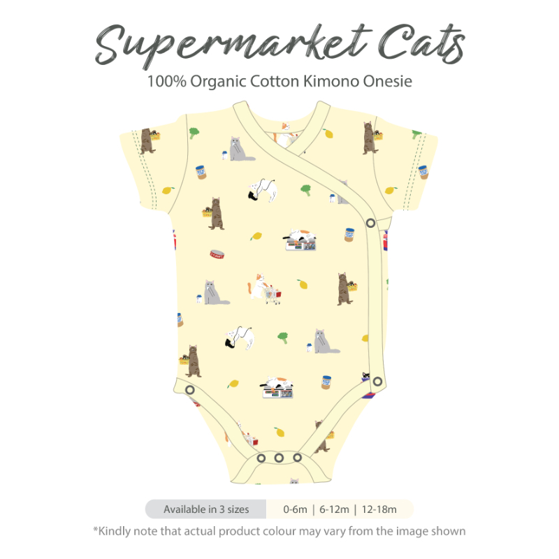 Happyrei Organic Cotton Kimono Onesies