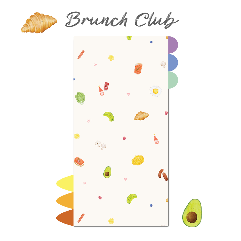 Happyrei Lil' Snuggles Pillow + Case - Brunch Club