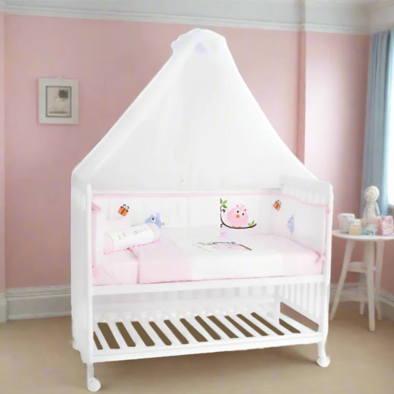 Happy Cot Happy Wonder+ 5-in-1 Convertible Baby Cot + High Density Foam Mattress + Free Mosquito Net + Free Delivery & Installation + 1 Year Warranty