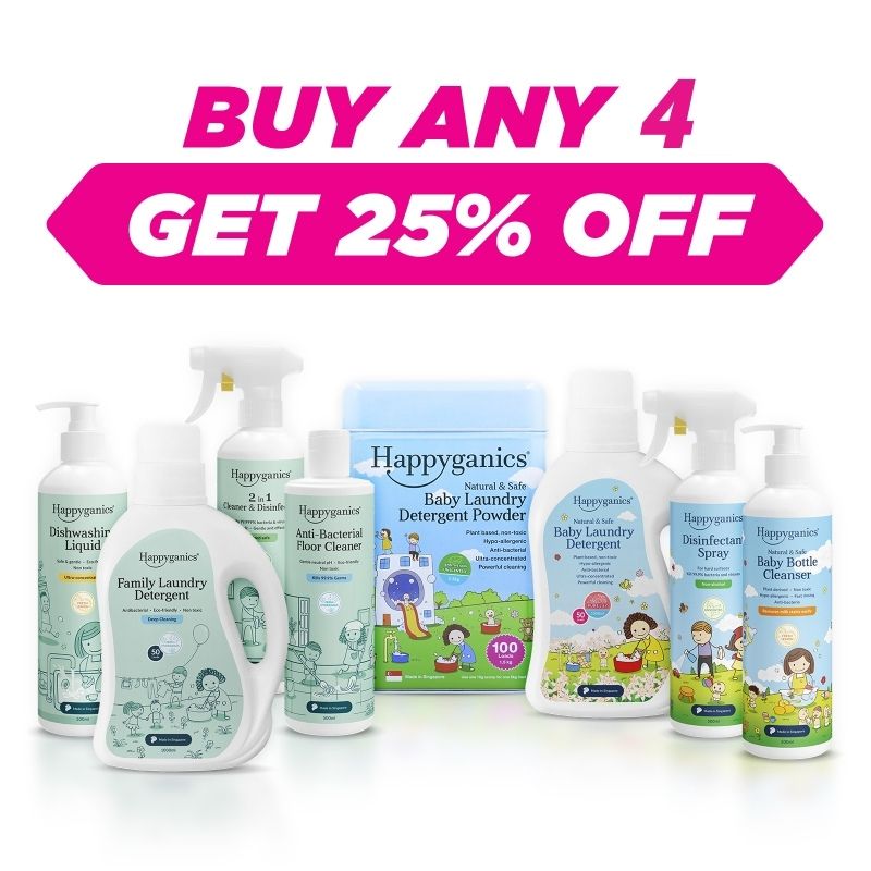Happyganics All Products - Buy 4 at 25% off!
