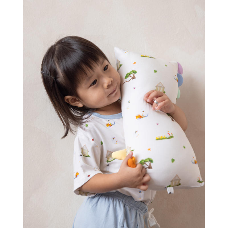 Happyrei Lil' Snuggles Pillow + Case - Old School Snacks