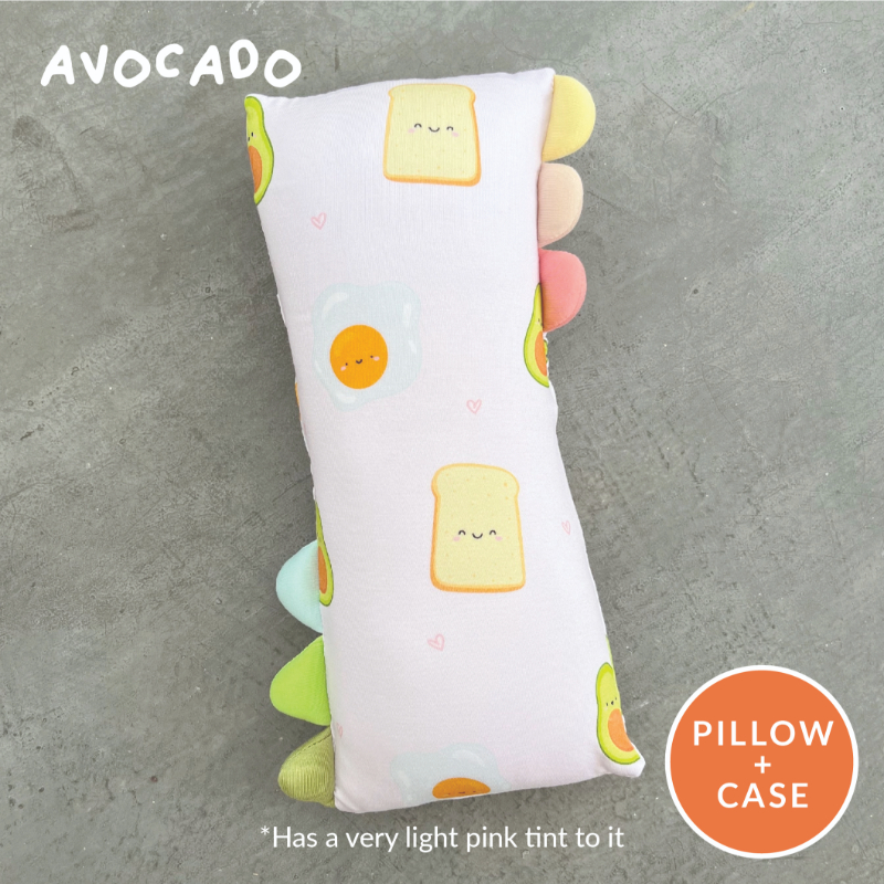 Happyrei Lil' Snuggles Pillow + Case - Avocado