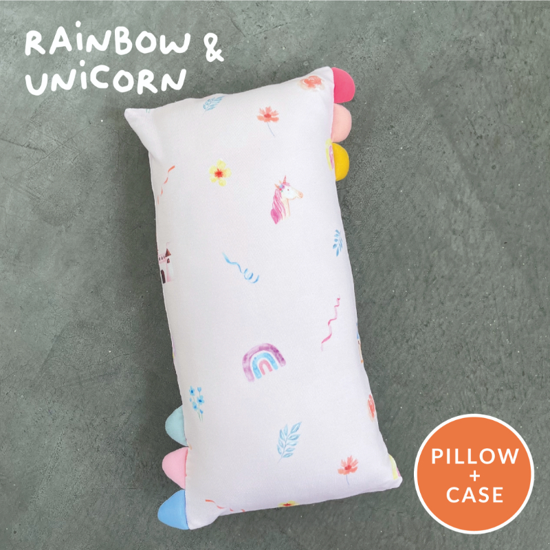 Happyrei Lil' Snuggles Pillow + Case - Unicorn