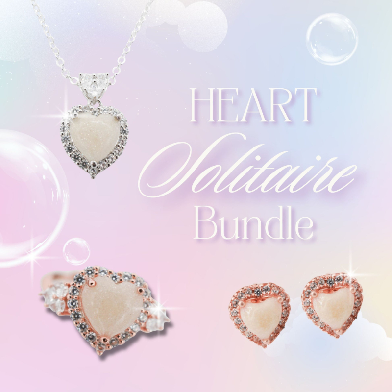 Latche Solitaire Breastmilk Bundle (Heart / Princess / Halo)