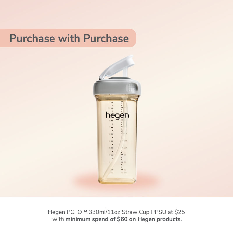 PWP Hegen PCTO™ 330ml/11oz Straw Cup PPSU @ $25 with Min. Spend of $60 on Hegen Products