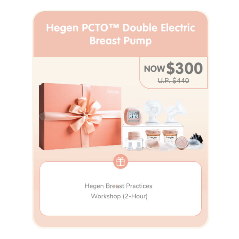 Hegen PCTO™ Double Electric Breast Pump (SoftSqround™) + Hegen Breast Practice Workshop (2-Hour)