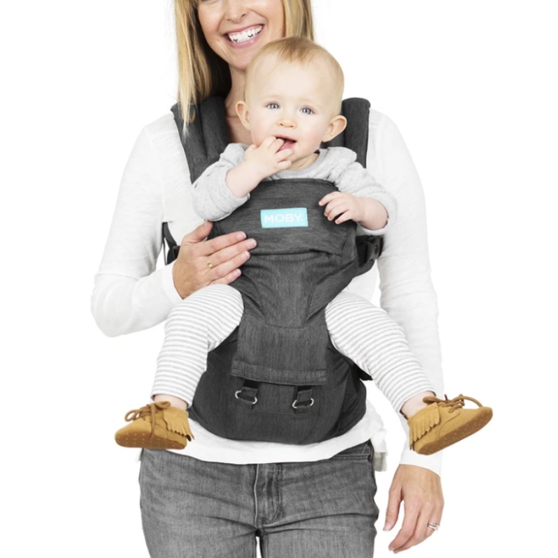 Moby Hip Seat Carrier - Grey
