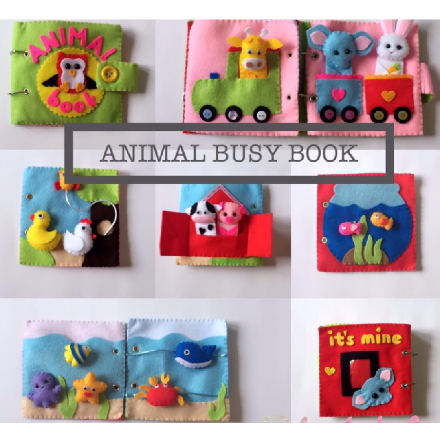 House of Mums Animal Busy Book 