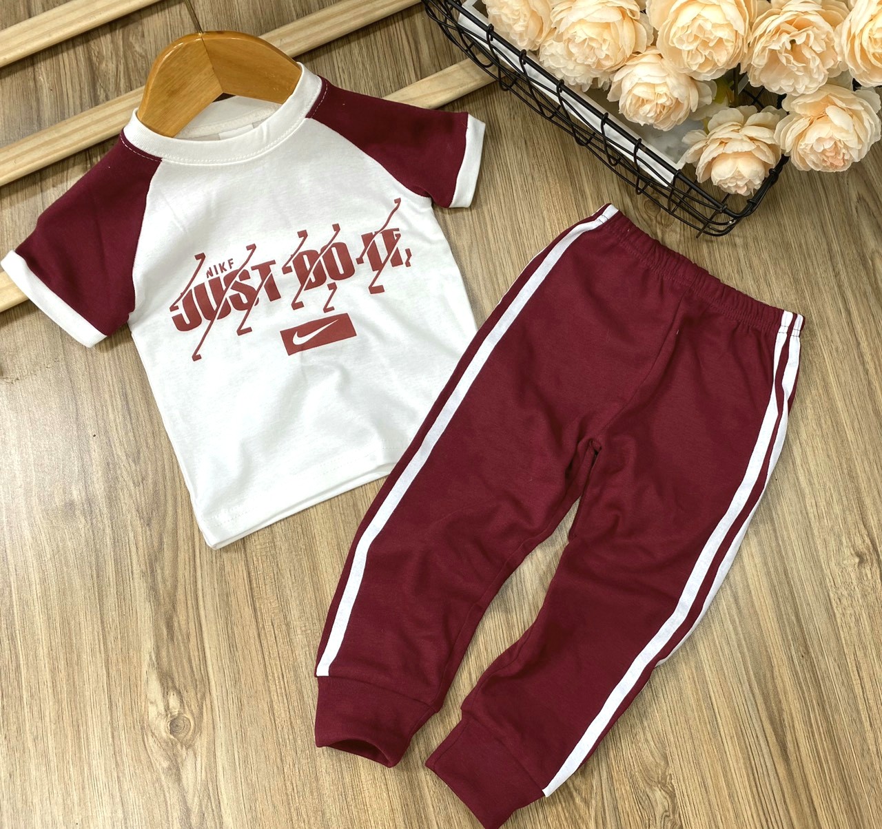 House of Mums Nike Red Sports Set