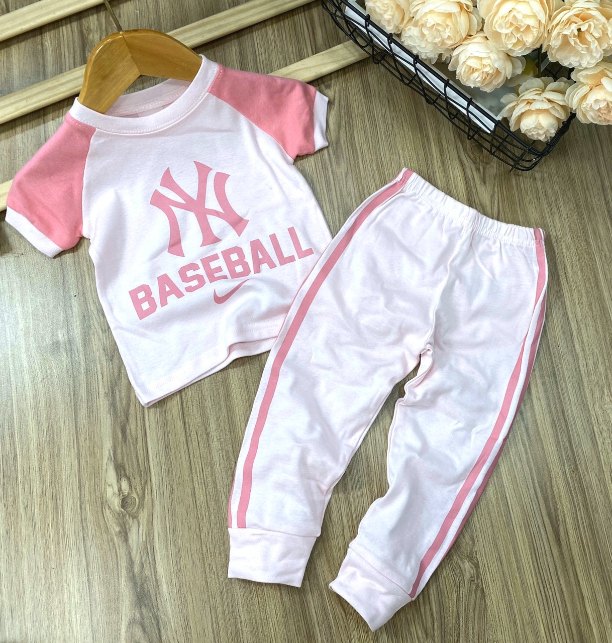 House of Mums Baseball Pink Sports Set
