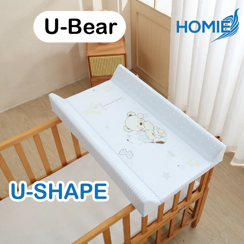 Homie Water Resistant Diaper Changing Pad (Hard Base) - 45x78x10cm - Assorted Designs *Choose at Booth