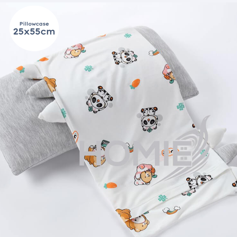 Homie Ultra Soft Organic Baby Bamboo Pillow Case ONLY 25x55cm *Choose Design at Booth