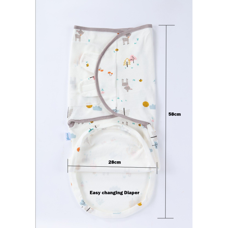 Homie Infant Cotton Envelope Swaddle Baby Wrap / Sleepbag - Assorted