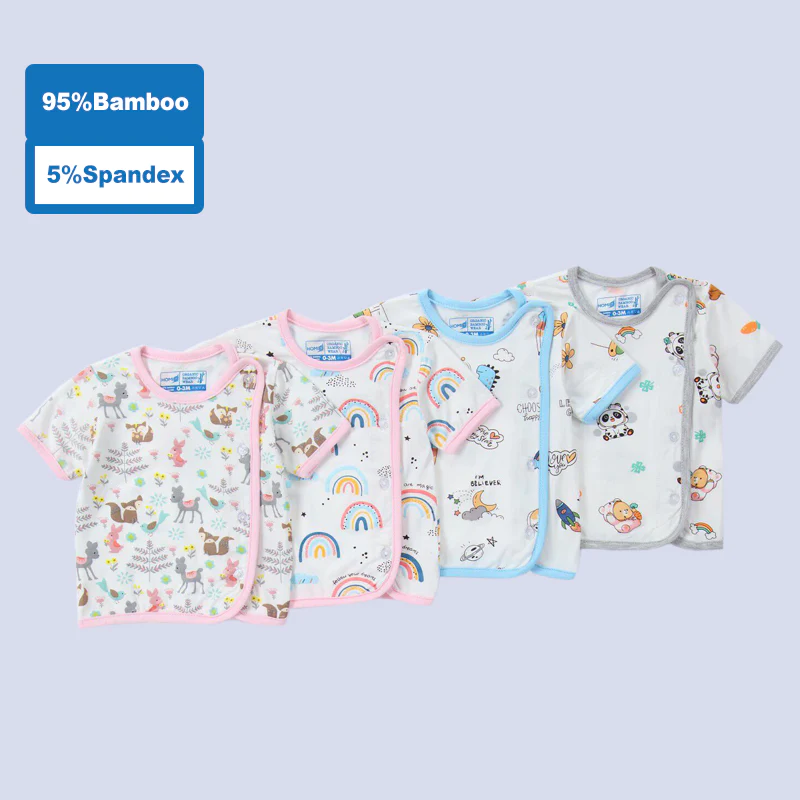 Homie Newborn Bamboo Snap Side Tee Shirt - Assorted*Choose Design at Booth