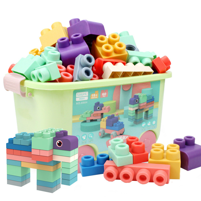 Homie Soft Building Block Sets for Kids 100 pcs (18 Months – 6 Years)