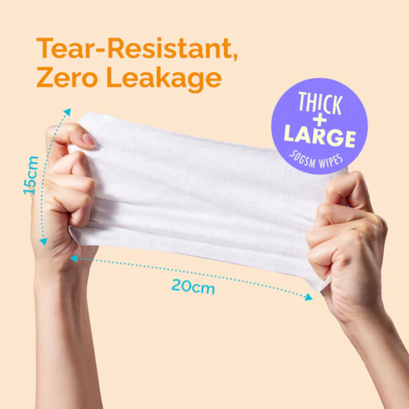 Hoppi Antibacterial Wipes 80s Single Pack