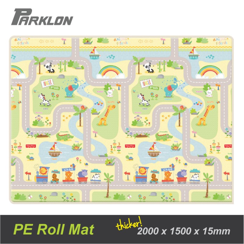 Parklon Single Sided PE Roll Playmat FP Smile Road